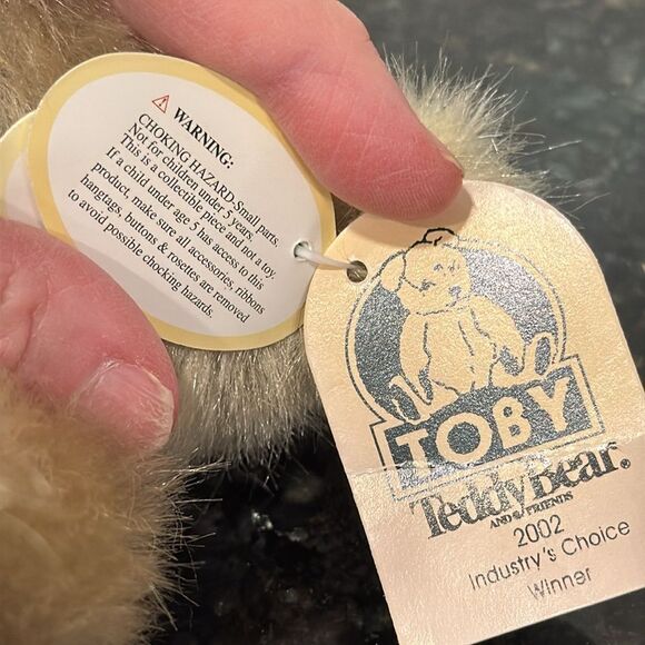 The Bearington Collection Chipper Teddy 1329 Plush Stuffed Animal 10" Jointed - Picture 11 of 11